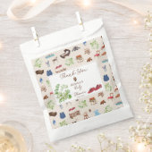 ヴィンテージ男女兼用子供部屋トイズベビーシャワー フェイバーバッグ (クリップ留めされた状態)