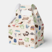 ヴィンテージ男女兼用子供部屋トイズベビーシャワー フェイバーボックス (裏面サイド)