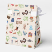 ヴィンテージ男女兼用子供部屋トイズベビーシャワー フェイバーボックス (裏面サイド)