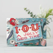 ヴィンテージ男性へシャワー!ダドシェルパーティー! 招待状 (スタンド正面)