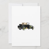 ヴィンテージ男60歳の誕生日パーティーへの招待 招待状 (裏面)