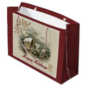 ヴィンテージ町 ラージペーパーバッグ (裏面アングル)