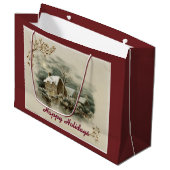 ヴィンテージ町 ラージペーパーバッグ (正面アングル)