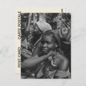 ヴィンテージ画像，アフリカ，トーゴ出身の女性 ポストカード (正面/裏面)