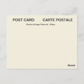 ヴィンテージ画像，アフリカ，トーゴ出身の女性 ポストカード (裏面)