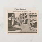 ヴィンテージ画像, アルジェリアの歴史的フィリップヴィル 1930 ポストカード (正面/裏面)