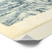 ヴィンテージ画像、フランス、シャモニー、モンブラン ポスター (角)