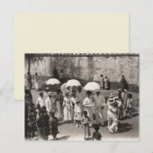 ヴィンテージ画像、1880年国外のヨーロッパ人 ポストカード (正面/裏面)