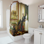 ヴィンテージ画 シャワーカーテン (インサイチュ)