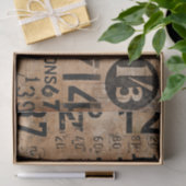 ヴィンテージ番号のティッシュペーパー 薄葉紙 (ギフト)