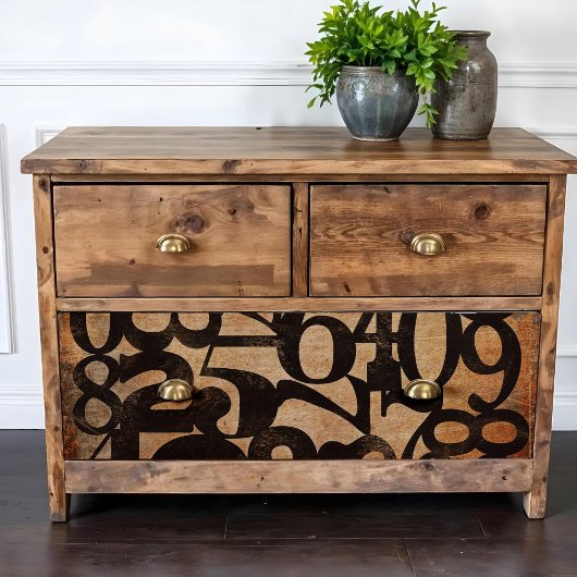 ヴィンテージ番号ポスターまたは切り離し紙 ポスター