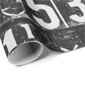 ヴィンテージ番号切り離し用のラッピング紙 ラッピングペーパー (ロールコーナー)