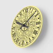 ヴィンテージ異教のの時計 ラウンド壁時計 (傾斜)