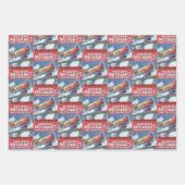 ヴィンテージ発明誌の表紙 ラッピングペーパーシート (正面2)