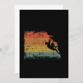 ヴィンテージ登山クライマギフトアイディア 招待状 (正面/裏面)