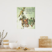 ヴィンテージ登山登山モンブラン ポスター (キッチン)