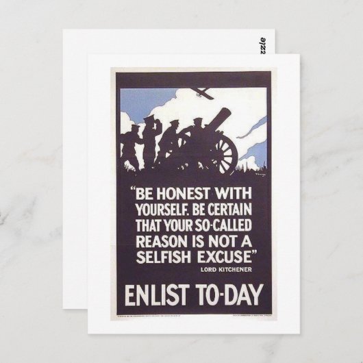 ヴィンテージ登録今日の採用ポスター ポストカード (正面/裏面)