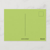 ヴィンテージ白い七面鳥の草 ポストカード (裏面)