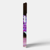 ヴィンテージ白い子猫とピンクの花 Case-Mate iPhoneケース (裏面 / 右)