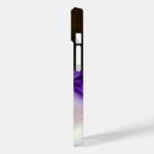 ヴィンテージ白い子猫と紫リボン Case-Mate iPhoneケース (裏面 / 左)