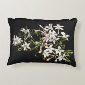 ヴィンテージ白つつじ開花 アクセントクッション (裏面)