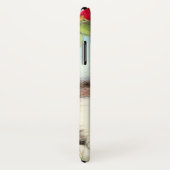 ヴィンテージ白と茶色の子猫と花 Case-Mate iPhoneケース (裏面/右)