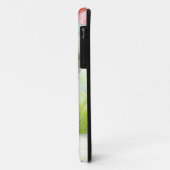 ヴィンテージ白と茶色の子猫と花 Case-Mate iPhoneケース (裏面/左)