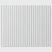 ヴィンテージ白と黒のグラフィックストライプパターン ラッピングペーパー (フラット)