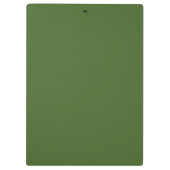 ヴィンテージ白オーキッドフラワークリップボパーソナライズされたード クリップボード (裏面)