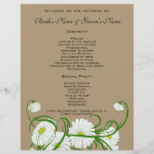 ヴィンテージ白ガーベラデイジー結婚フラワーズセット (正面)