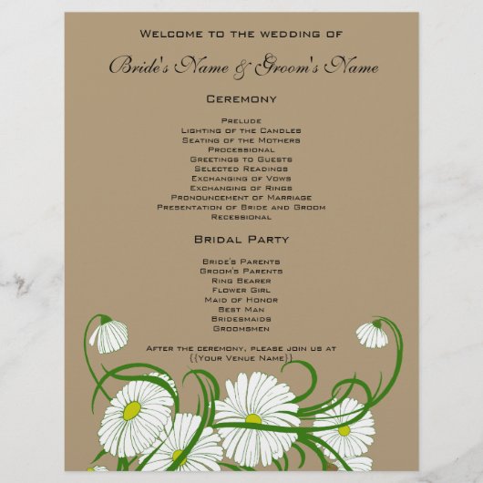 ヴィンテージ白ガーベラデイジー結婚フラワーズセット (正面)