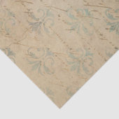 ヴィンテージ白バラと蝶の切り離 薄葉紙 (詳細)