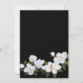 ヴィンテージ白バラ囲い 招待状 (裏面)