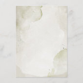 ヴィンテージ白フローラ結婚の情報 エンクロージャーカード (裏面)