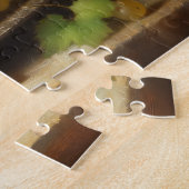 ヴィンテージ白ブドウの静物詩 ジグソーパズル (側面)