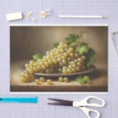 ヴィンテージ白ブドウはまだ人生の切り離し 薄葉紙 (クラフト)