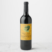 ヴィンテージ白ワイン葡萄ソーヴィニヨン・ブラン ワインラベル (正面)