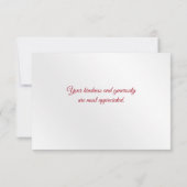 ヴィンテージ白兎ハート サンキューカード (裏面)