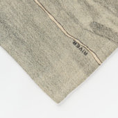 ヴィンテージ白山地図(1890) フリースブランケット (角)