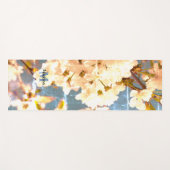 ヴィンテージ白春花花モノグラムヨガ ヨガマット (正面(横))