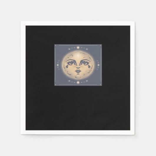 ヴィンテージ白月 スタンダードカクテルナプキン (正面)