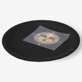 ヴィンテージ白月 ペーパープレート (アングル)