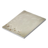 ヴィンテージ白水仙の個人筆記用紙 ノートパッド (回転)