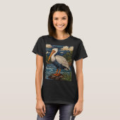 ヴィンテージ白海鳥 Tシャツ (正面フル)