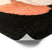 ヴィンテージ白猫 – 高橋笑亭 ポスター (角)