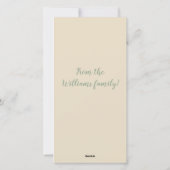 ヴィンテージ白花ハッピーイースターペルゴラ シーズンカード (裏面)