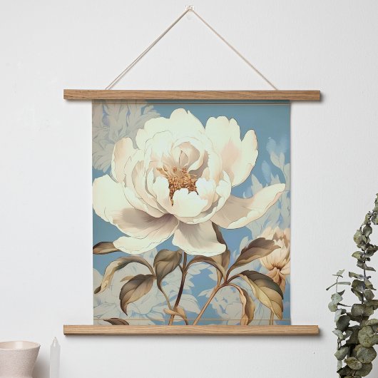 ヴィンテージ白花春 ポスター