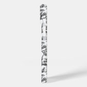 ヴィンテージ白花柄シダ Case-Mate iPhoneケース (裏面 / 左)