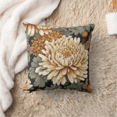 ヴィンテージ白菊 クッション (ブランケット)