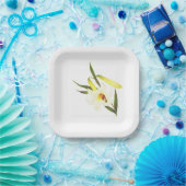 ヴィンテージ白蓮 ペーパープレート (パーティー)